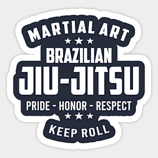 BRAZILIAN JIU JITSU QUOTE 3 Sticker